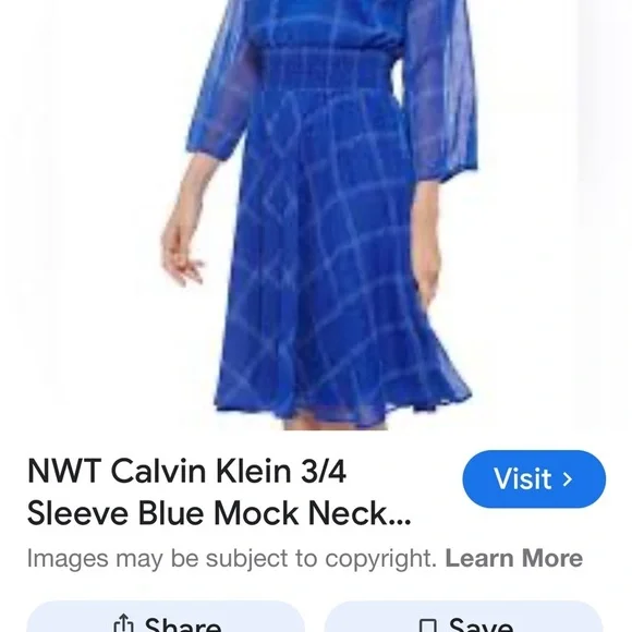 Calvin Klein Sheet Silhouette Dress 6 never worn - Picture 2 of 14